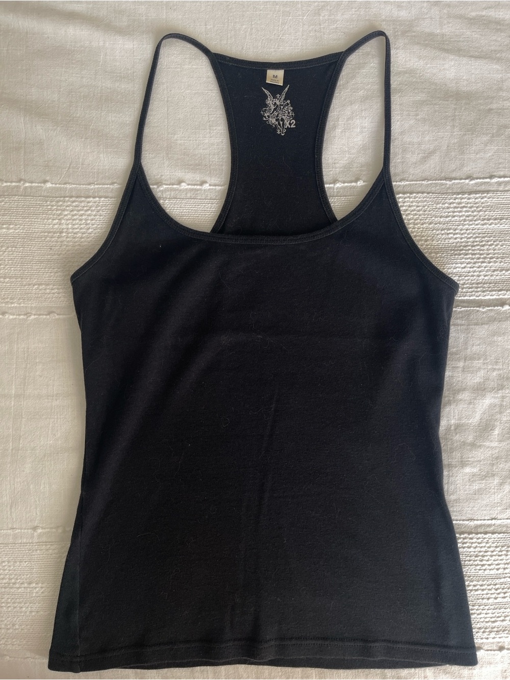 Vintage Y2K Express Tank Top - Black
